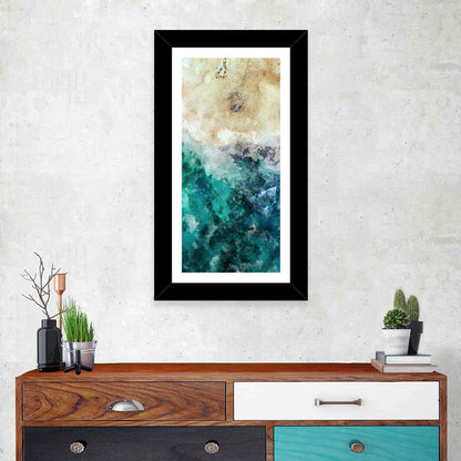 Aerial Beach Abstract Wall Art