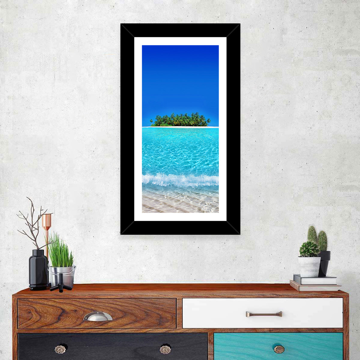 Yacatan Island Beach Wall Art