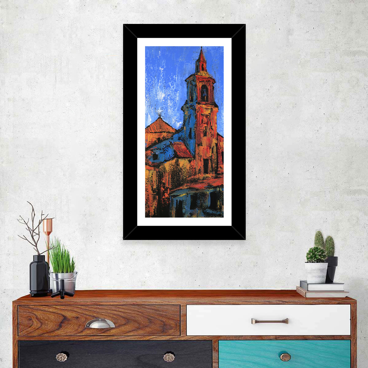 Iglesia Parroquial San Pedro Apostolo Wall Art in a room, portrait