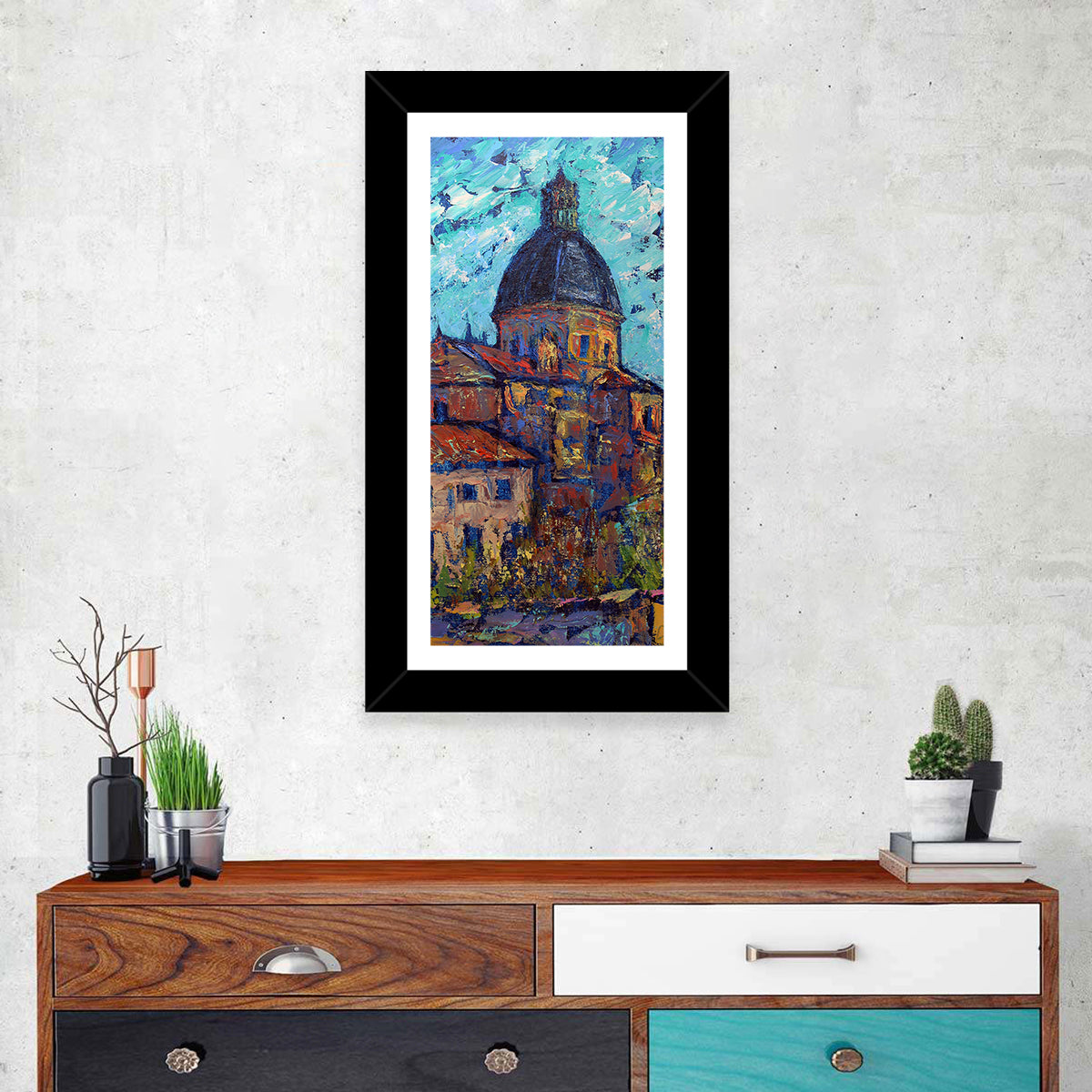 Salamanca Cathedral Dome Study Wall Art