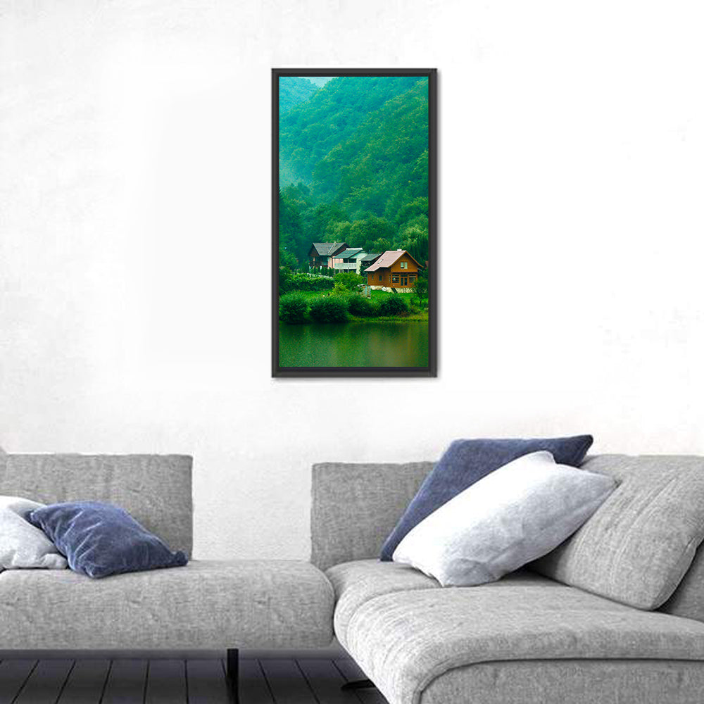Mist Over Lake Tarnita Wall Art