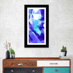 Icy Geometric Shards Wall Art