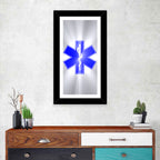Star of Life with Rod of Asclepius Wall Art