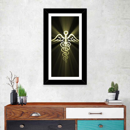 Medical Corps Caduceus Emblem Wall Art