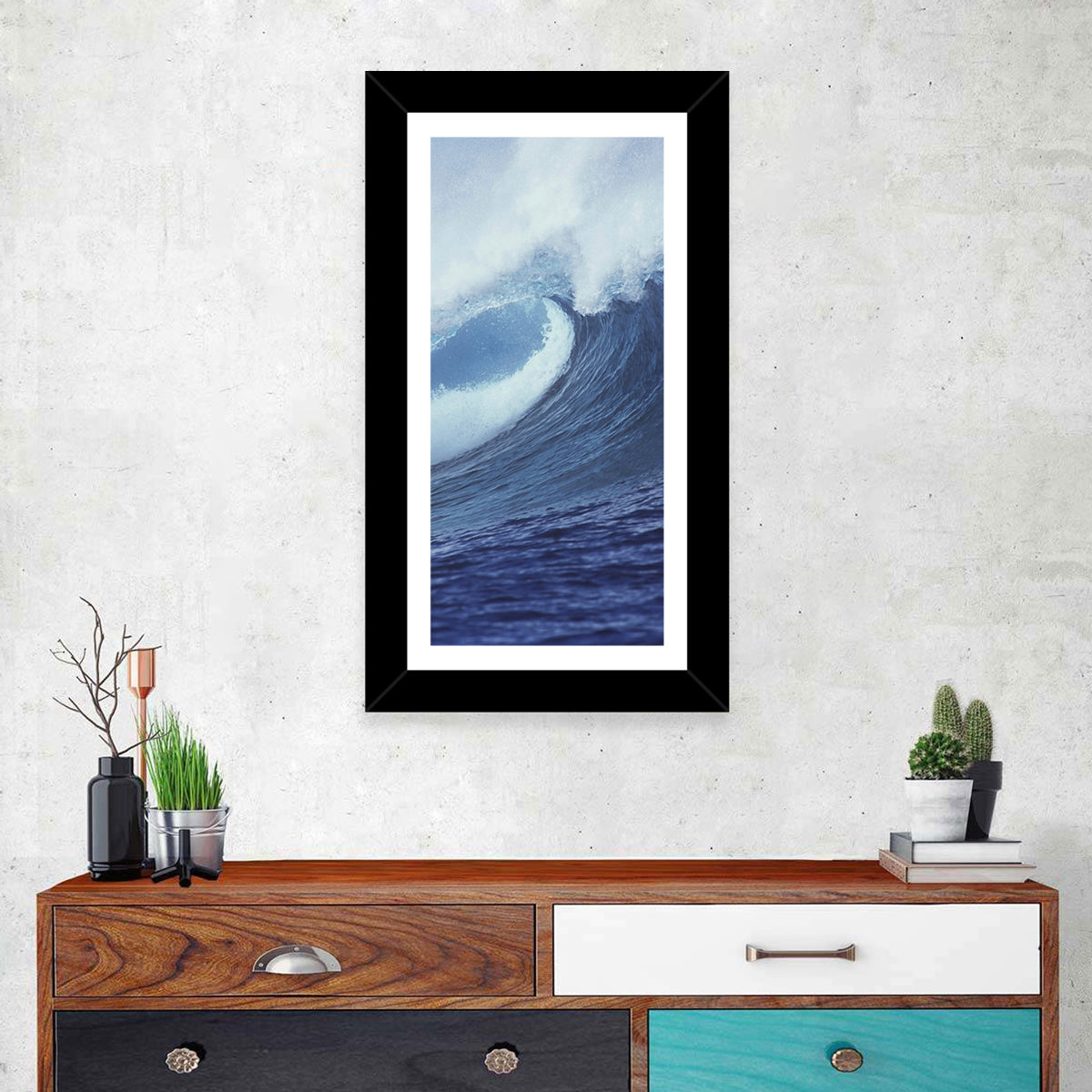 Powerful Breaking Wave Wall Art