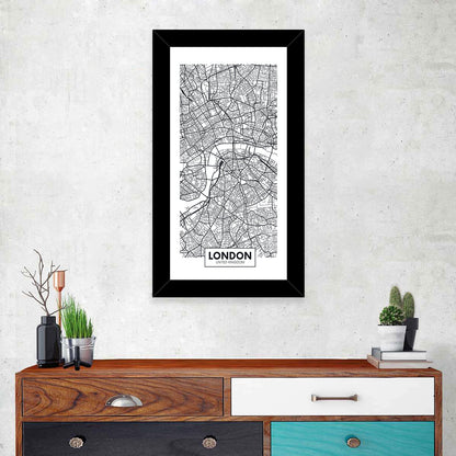 London City Map Wall Art