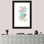 Scandinavian Geometric Study Wall Art