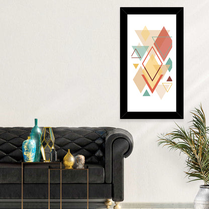 Layered Scandinavian Geometric Abstract Wall Art