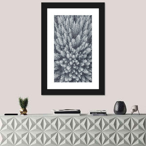 Forest Snowy Trees Wall Art