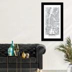 Dublin City Map Wall Art