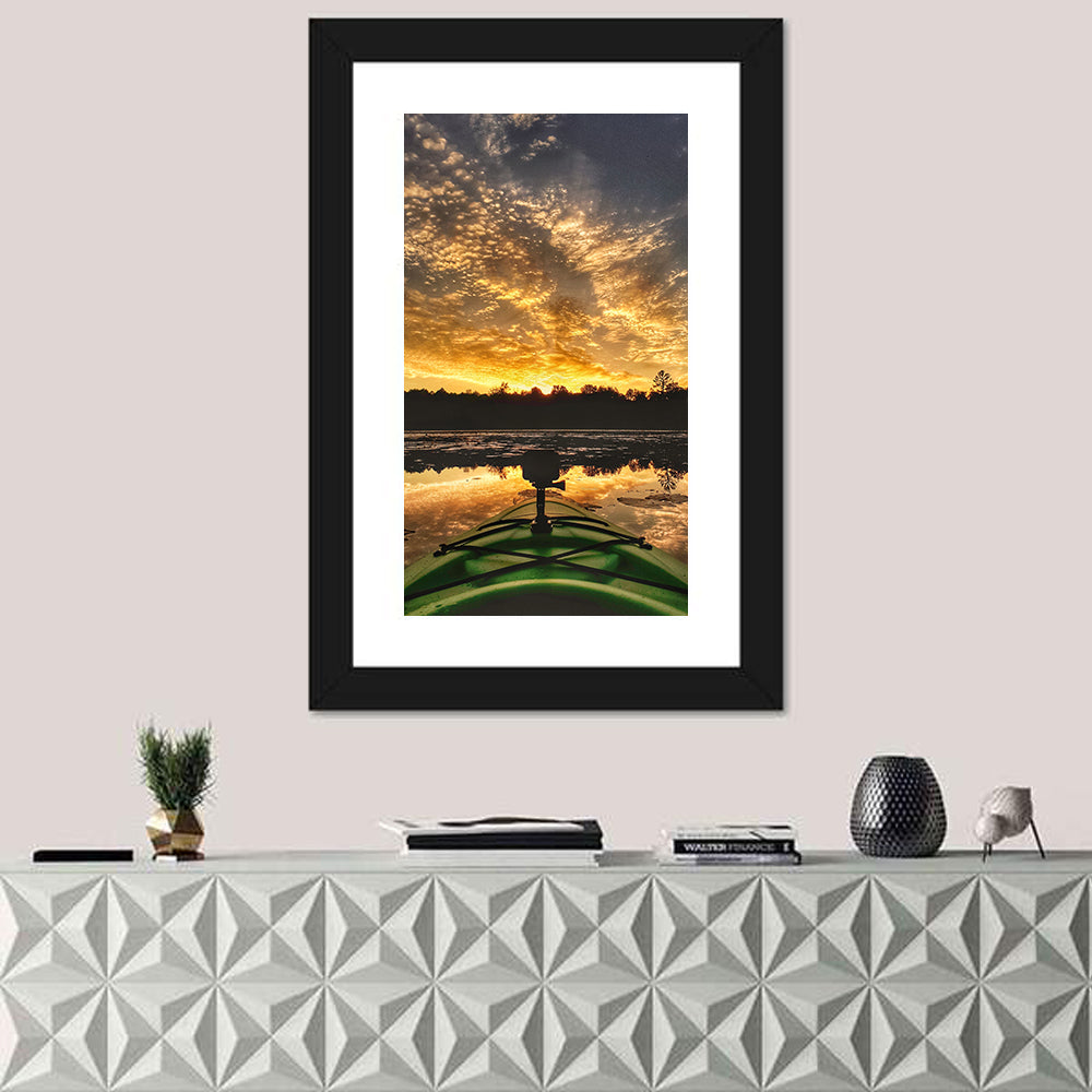Beaver Dam Canada Sunset Wall Art