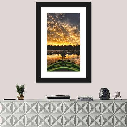 Beaver Dam Canada Sunset Wall Art