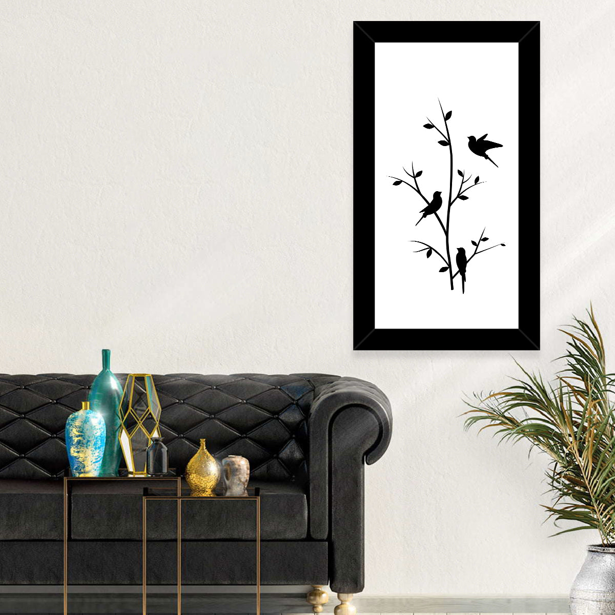 Birds on Branches Wall Art