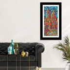 Gothic Spires Cityscape Wall Art