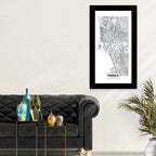 Manila Minimalist City Map Wall Art