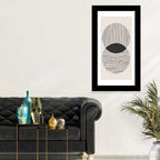 Boho Geometric Circles Wall Art