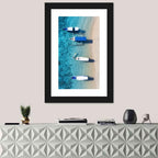 Gili Meno Aerial Seascape Wall Art