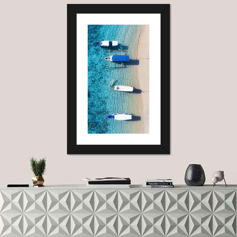 Gili Meno Aerial Seascape Wall Art