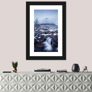 Buachaille Etive Mor Waterfall Wall Art