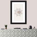 Sunburst Boho Minimalist Ii Wall Art