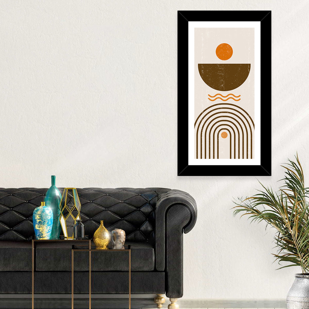 Earth Tone Rainbow Arch Wall Art
