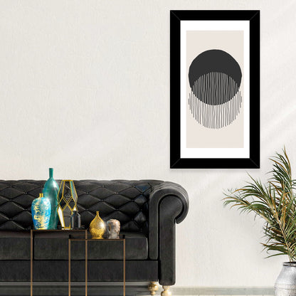 Moon Eclipse Minimalist Wall Art