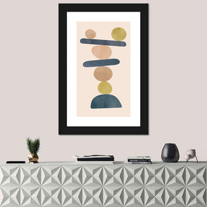 Shapes Balancing Minimalist Wall Art