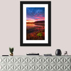 Fish Lake Yukon Sunset Wall Art