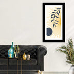 Textured Sun and Moon Abstract Wall Art