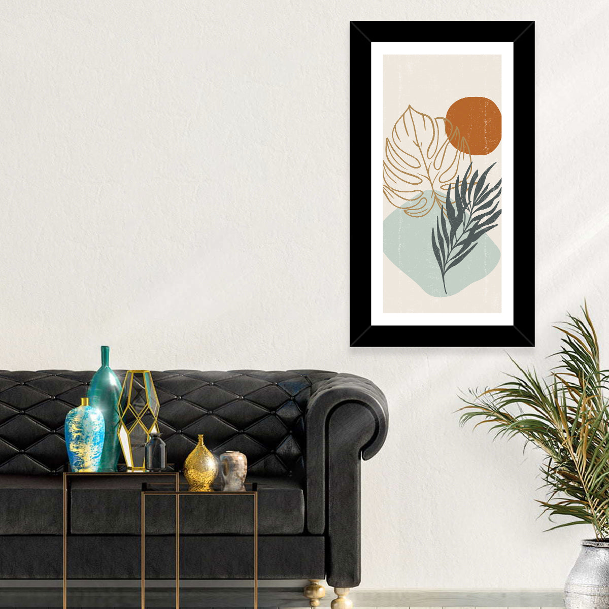 Shadowed Leaves Wall Art