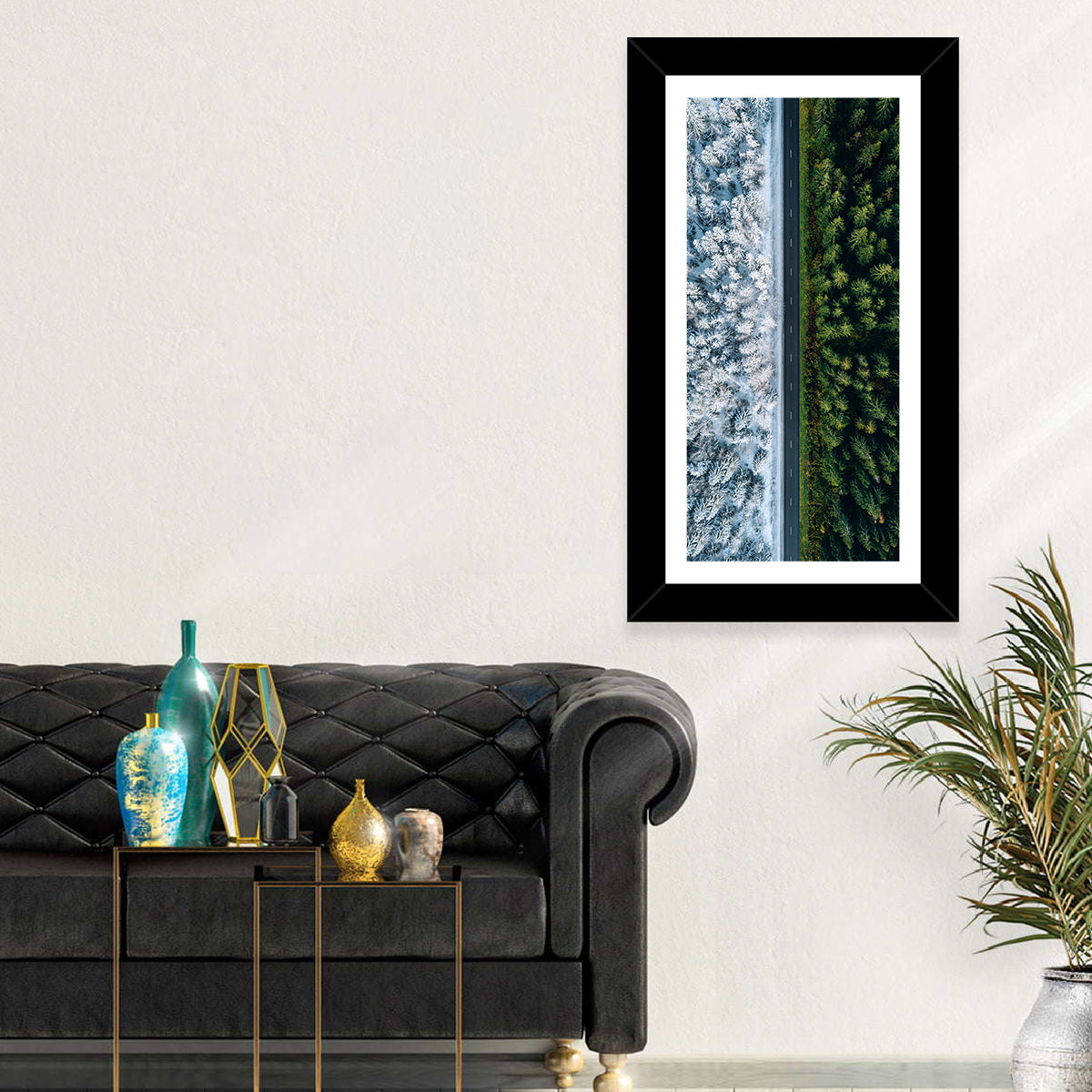 Summer and Winter Forests Wall Art