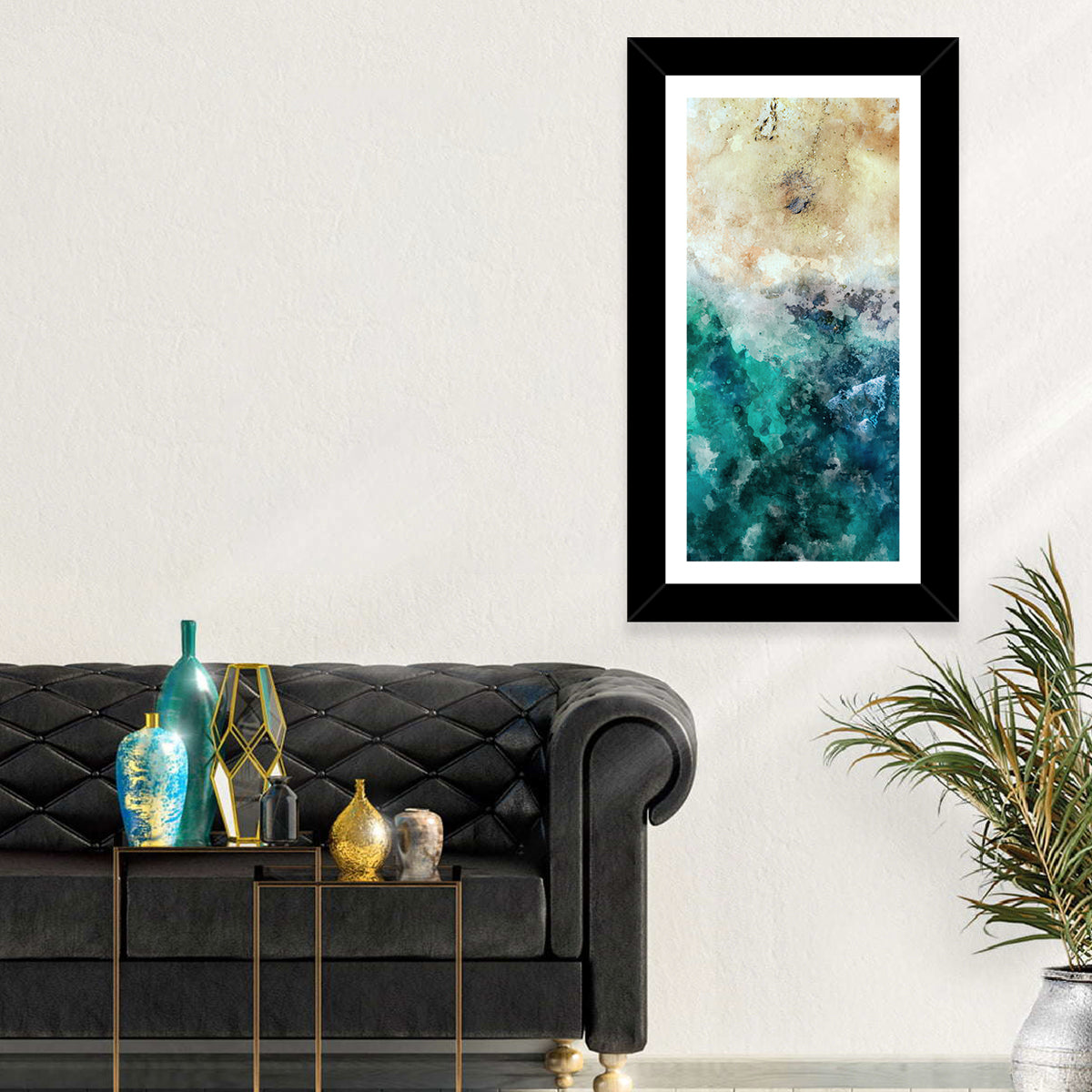 Aerial Beach Abstract Wall Art