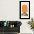 Burnt Sunrise Arch Study Wall Art