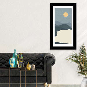 Sandy Mountains Minimalist Wall Art