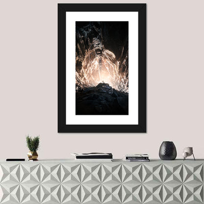 Secret Cave Silhouette Wall Art