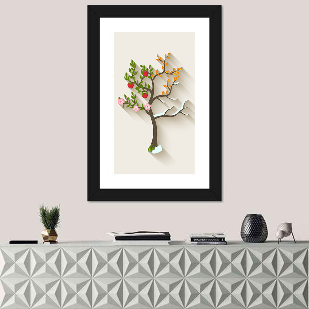 Four Seasons Tree Wall Art