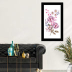 Lavender Watercolor Bouquet Wall Art