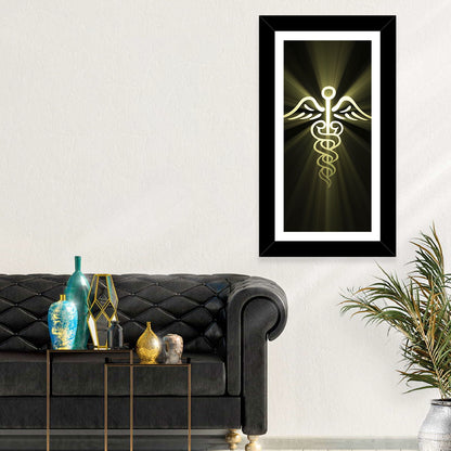 Medical Corps Caduceus Emblem Wall Art