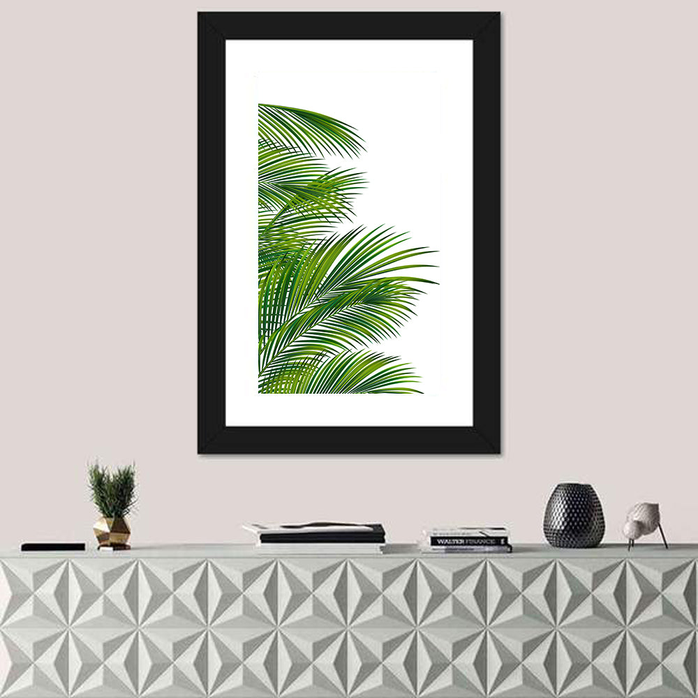 Asymmetrical Palm Fronds Wall Art