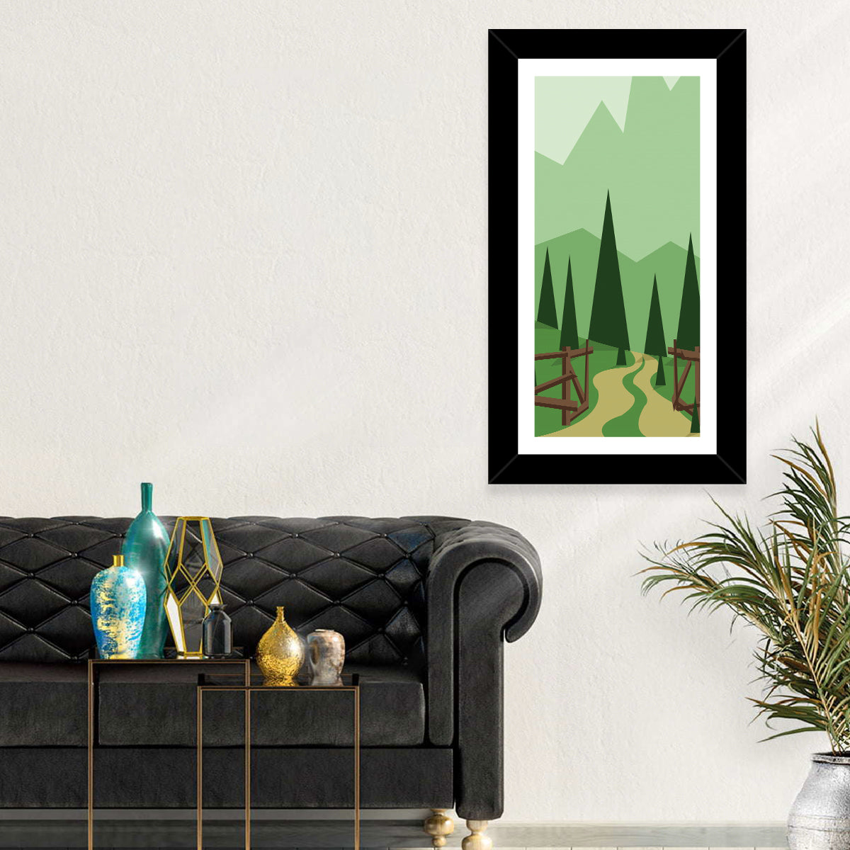 Winding Forest Path Wall Art