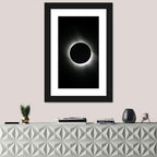 Centered Solar Eclipse Wall Art
