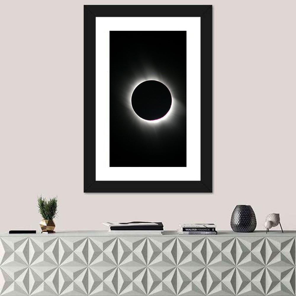 Centered Solar Eclipse Wall Art