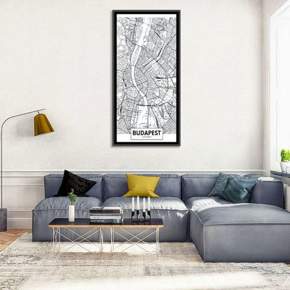 Dublin City Map Wall Art