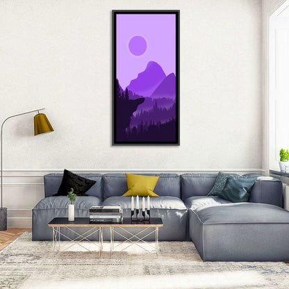 Purple Mountain Dusk Wall Art