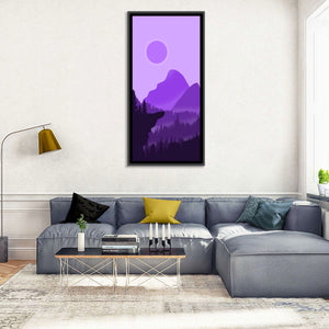 Purple Mountain Wall Art