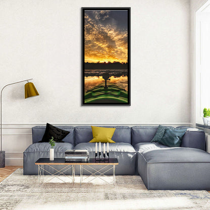 Beaver Dam Canada Sunset Wall Art