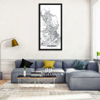 Palermo Minimalist City Map Wall Art
