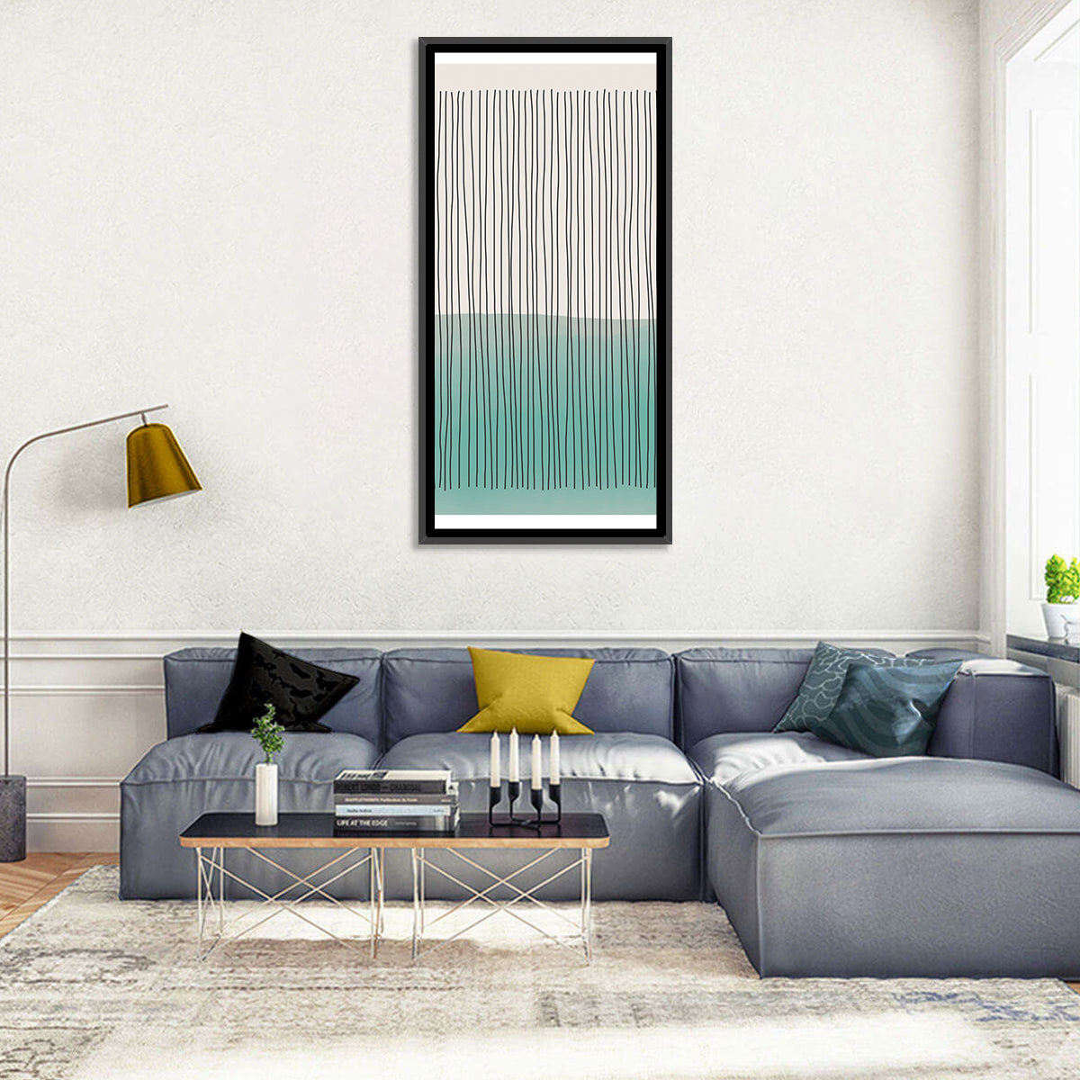 Minimal Horizon Line Study Wall Art