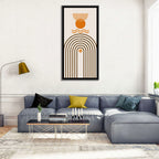 Concentric Arch Sun Wall Art