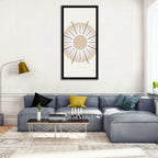 Concentric Boho Sun Iii Wall Art